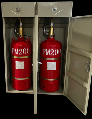 2.5MPa FM200 Fire Extinguishing Suppression Agent System With Solenoid Actuator Container Valve