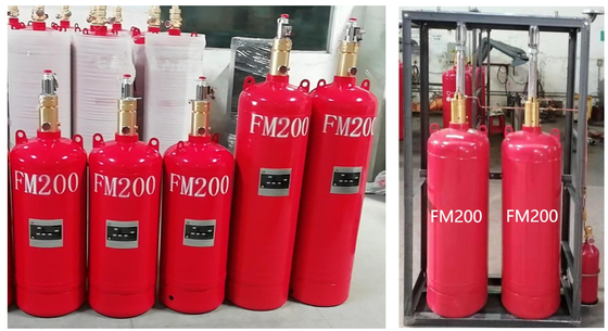 Automatic Fm200 Fire Suppression System 120L Enclosed Flooding