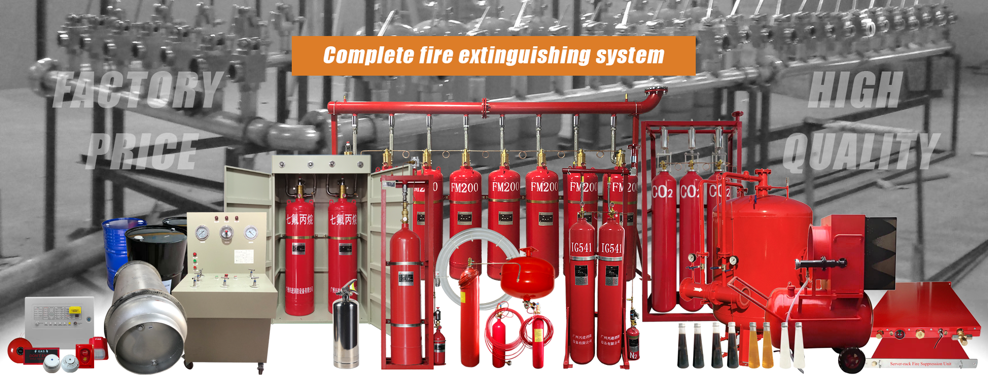 Qualität Feuerunterdrückung des System-FM200 Fabrik