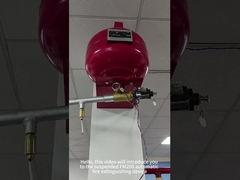 Hängende Gasfeuerlöschvorrichtung