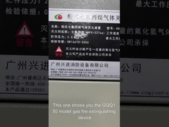 Feuerunterdrückung des Systems fm200